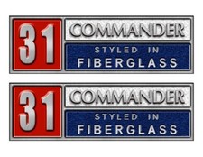 Chris Craft Commander Stickers