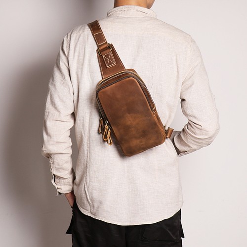Men retro chest - retro, bag