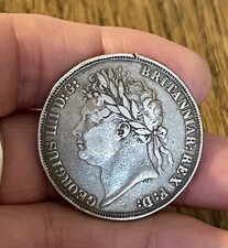 George IIII Silver Crown Coin 1821