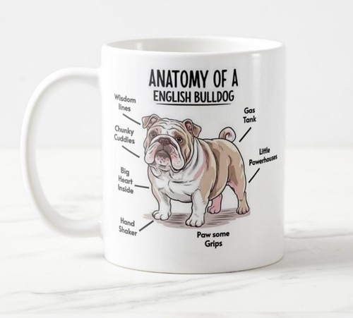 Anatomy english bulldog - english,