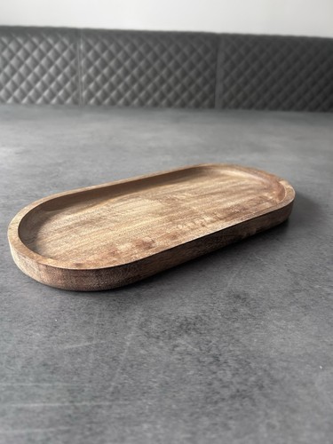 Stylish decorative wooden tray - wooden,