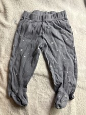 Carters Baby 6 Months Sweatpants Pants Stars Stretch Elastic Waist Covered Feet