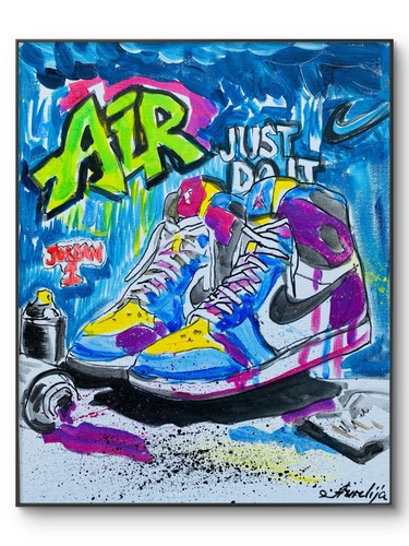 Graffiti 12x12 original - graffiti, 12x12”