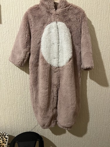 Pink faux fur baby bunny - pink,