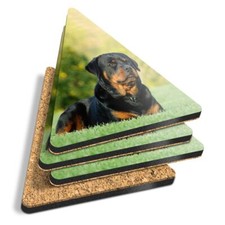 4x Triangle Coasters -