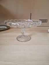 Vintage Glass Cake Stand