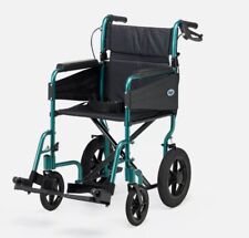 Days Escape Lite Ultra Lightweight Attendant Propelled Wheelchair Wide 20'' Gree