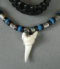 Large shark tooth necklace