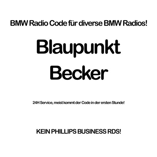 Bmw radio code blaupunkt - bmw,