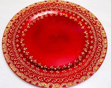 Handmade Henna Charger Plate