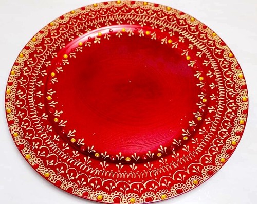 Handmade henna charger - handmade,