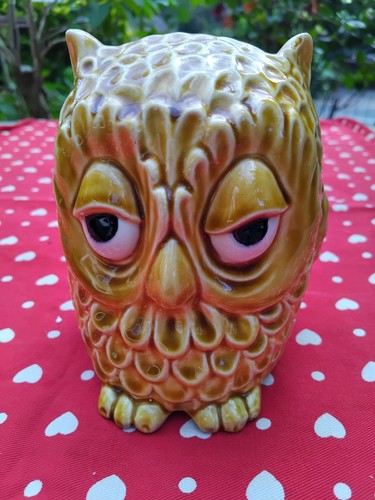 Vintage sylvac owl money box - vintage,