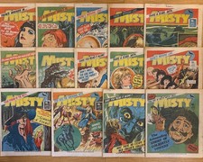 Vintage MISTY comics x 14 (all