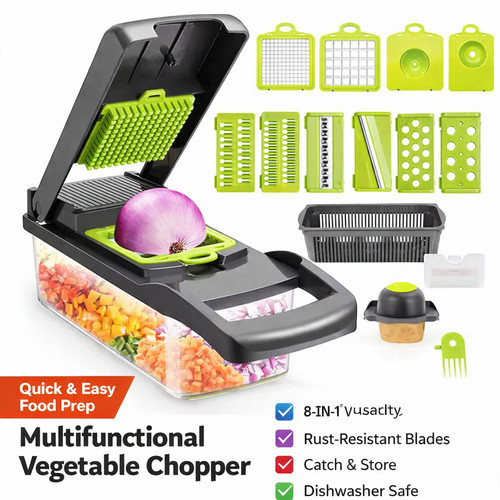Vegetable chopper - 8, in