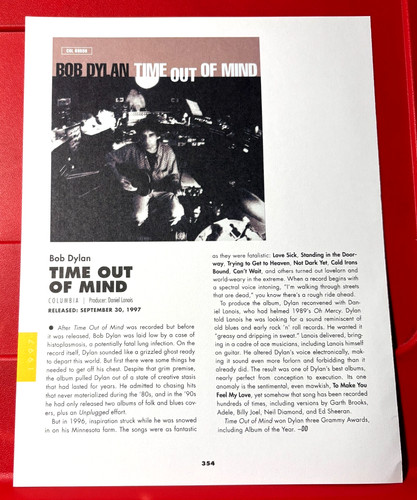 Bob dylan time out mind - bob,