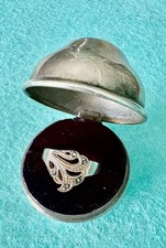 VINTAGE STERLING SILVER LARGE