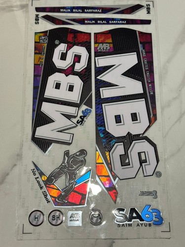 Cricket bat stickers - bat, –