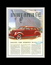 1937 Lincoln Zephyr V 12 2 -