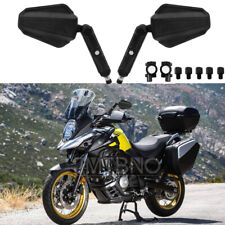 For Suzuki Vstrom 650 1000 Folable Motorcycle Side Mirrors  8mm 10mm w/Adaptors