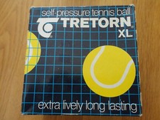 vintage Tennis balls TRETORN XL SELF PRESSURE tennis balls boxed
