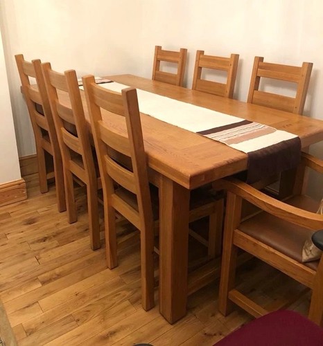 Solid oak rectangular - oak,
