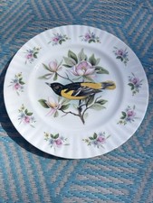 Vintage Bone China Bird Floral