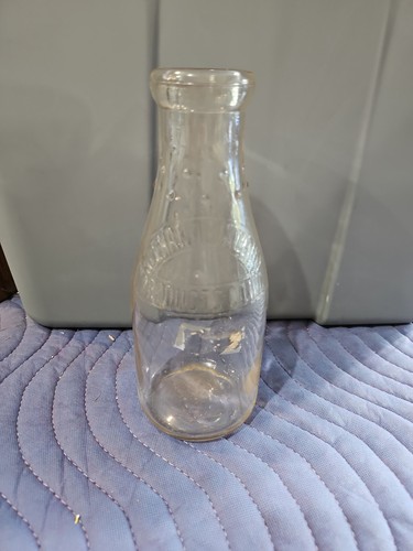 Vintage quart glass - glass, milk