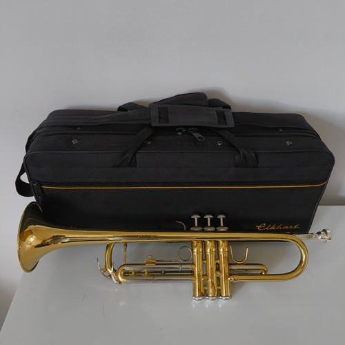 Elkhart 100tr trumpet gold - trumpet,