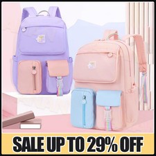 Children Kids School Bags Girls Primary School Backpack Schoolbag Waterproof UK