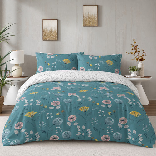 Chrissean blue duvet cover - blue,