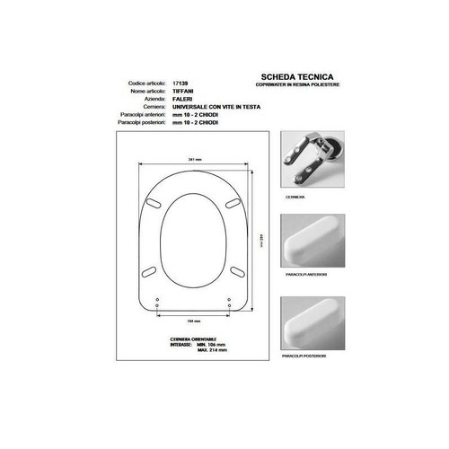 Tiffani champagne toilet - tiffani,