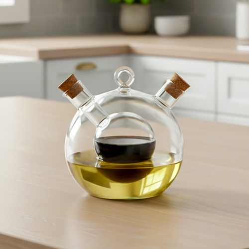 Glass oil vinegar - glass,