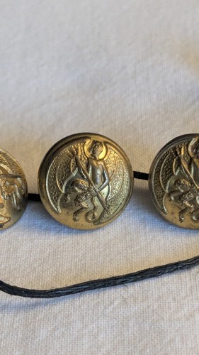 Antique military buttons - 5,