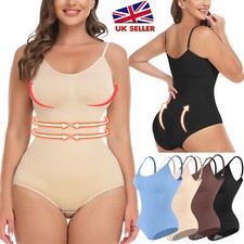 Womens Slimming Body Shaper Control Tummy Underwear Tight Bodysuit Shapewear UK