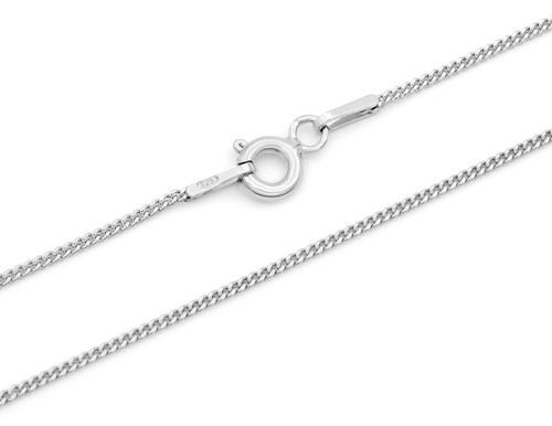 Curb chain 925 - sterling, silver