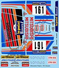 Vintage Pajero Decals / Stickers choice of colour -Tamiya