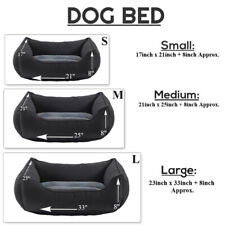 Dog Bed For Small Medium Large Pet Fluffy Calming Puppy Washable Warm Comfy Bed