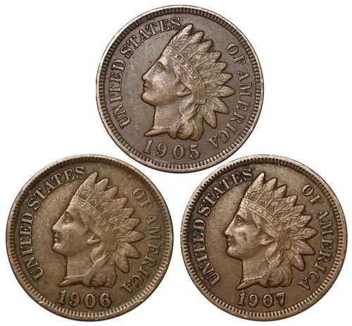 Lot three indian head - of, 3