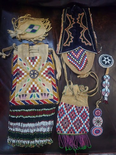 Native american apache bead - american,