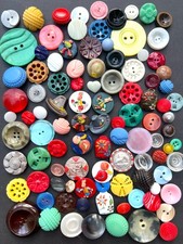 100 Unusual Vintage Buttons -