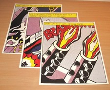 3 x Roy Lichtenstein "As I