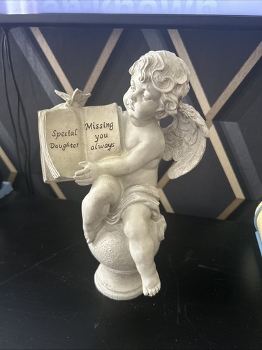 Angel cherub grave ornament - cherub,