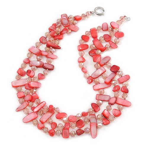 Row peony pink shell - peony,