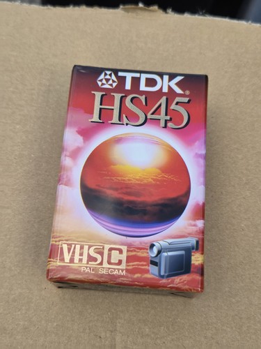 Tdk hs45 vhs camcorder video - tdk,