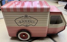 Three Wheeled Novelty Cake Box Van Tin !