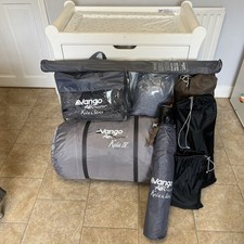 Vango Kela Airway IV Low Drive Away Air Awning + Carpet, groundsheets, bedroom