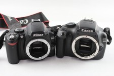 DSLR Digital Cameras Inc Canon 1100D & Nikon D40 Working Bodies Only x 2