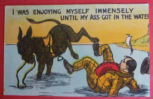 Old seaside comic saucy - seaside,