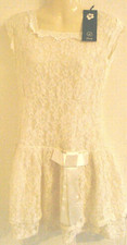 Womens Danity Cream Ivory Lace