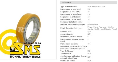 Drive wheel toyota pp13 250 - bt,